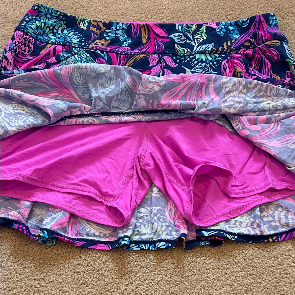 Lilly Pulitzer Hot Pink Luxletic Activewear Skirt - Picture 3 of 4